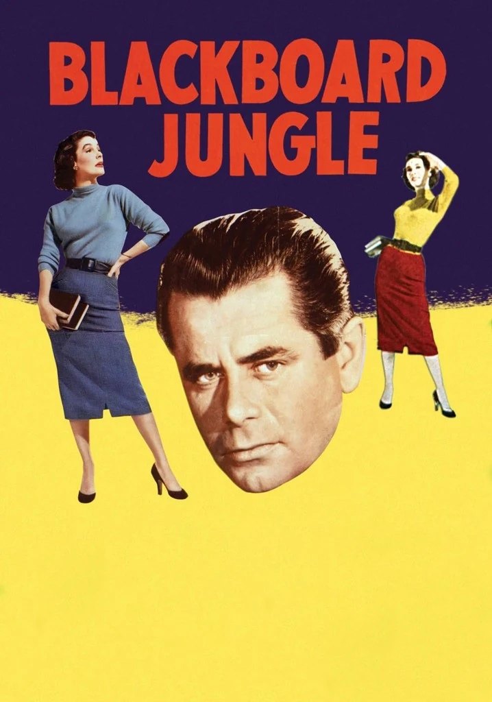 Theatrical poster for Blackboard Jungle