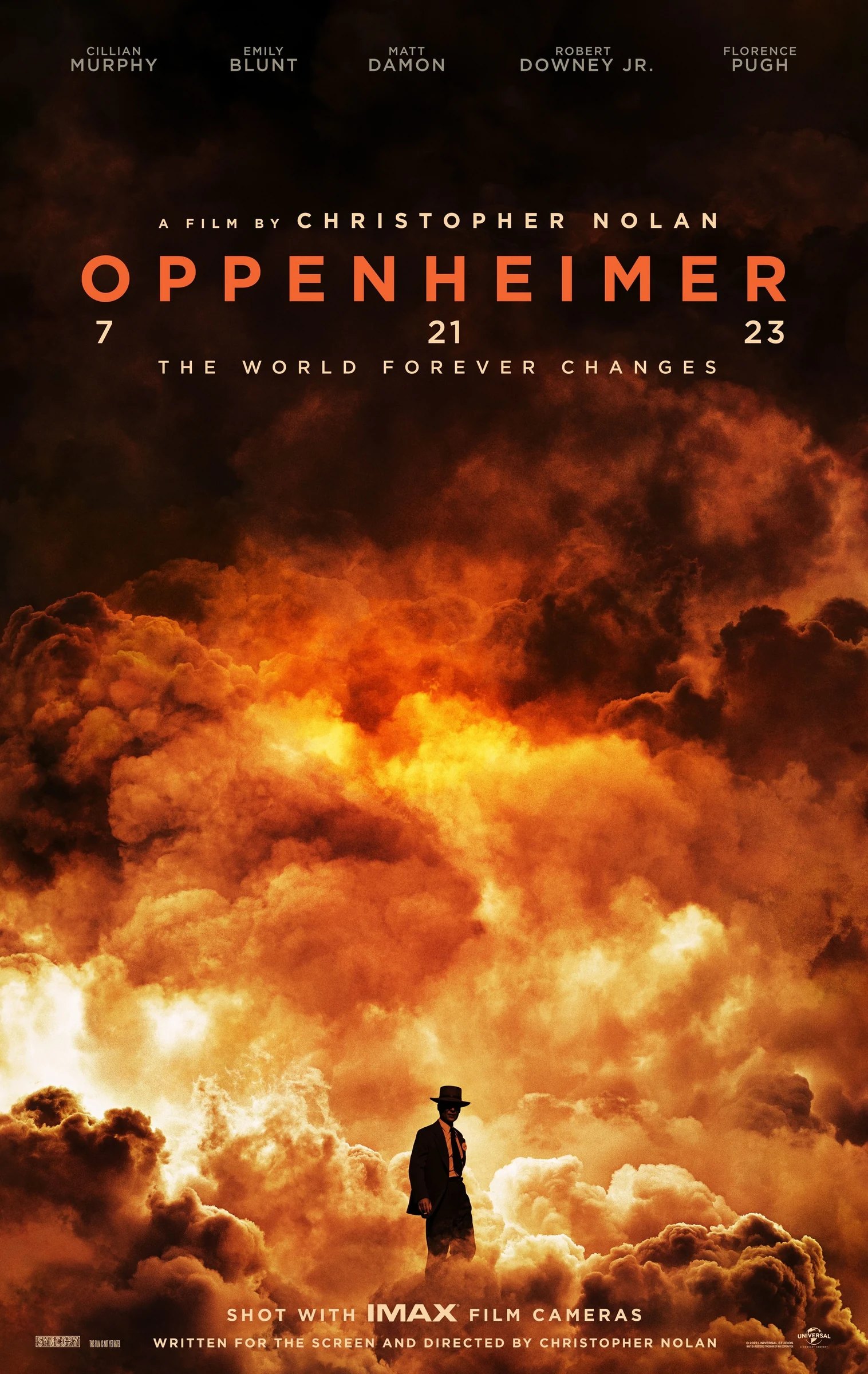 Theatrical poster for Oppenheimer
