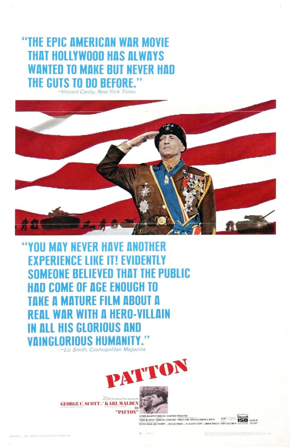 Theatrical poster for Patton