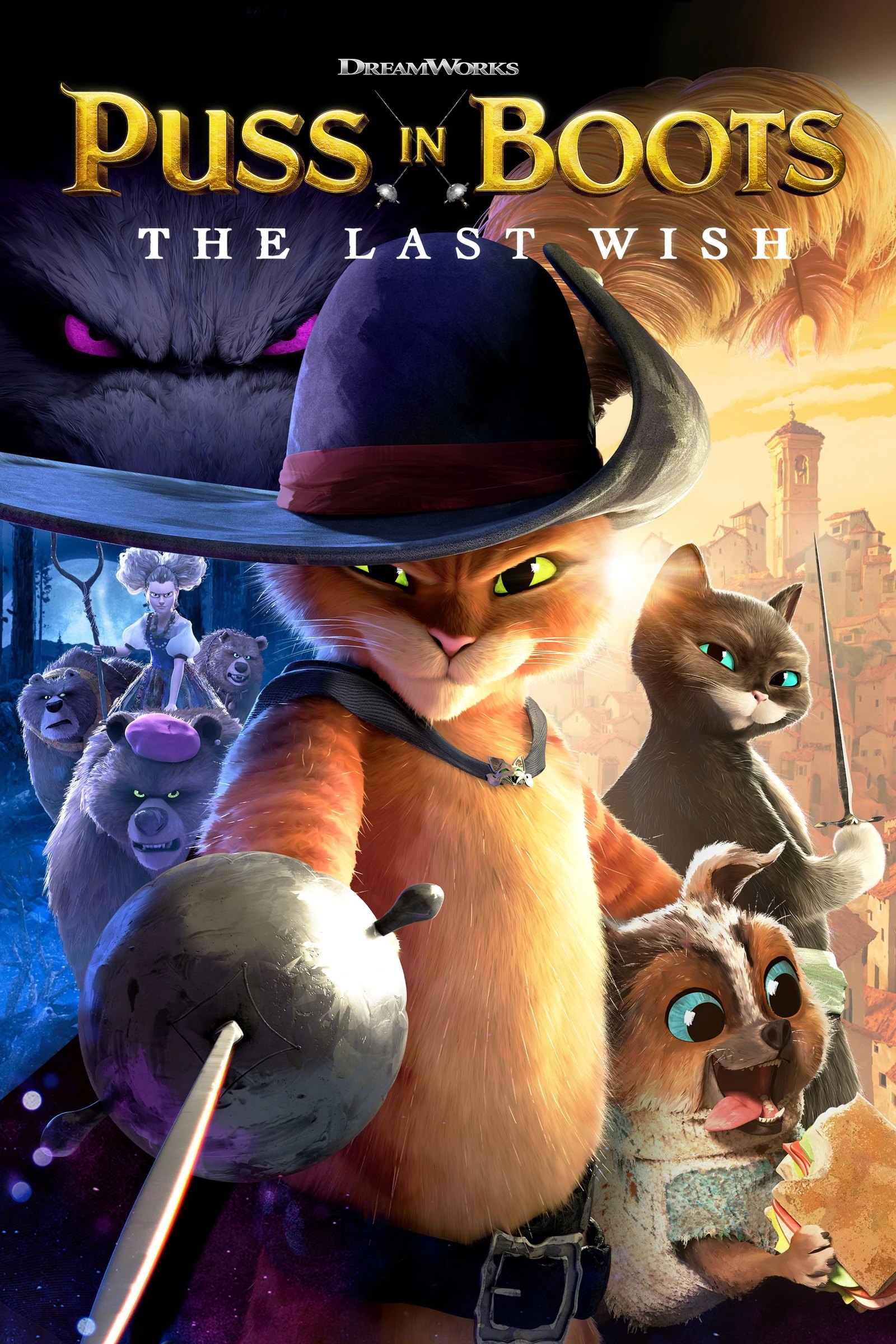 Theatrical poster for Puss in Boots: The Last Wish