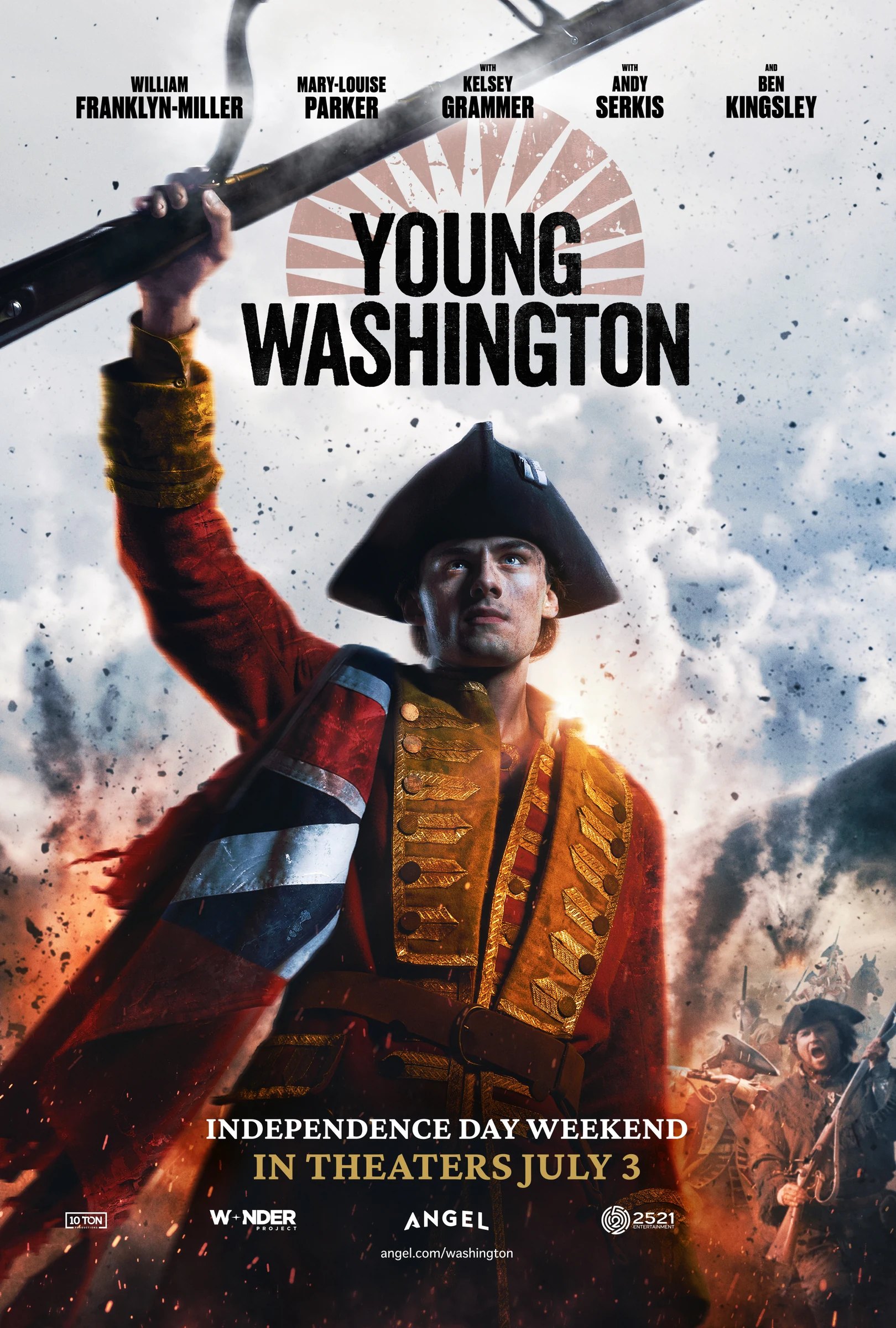 Theatrical poster for Young Washington
