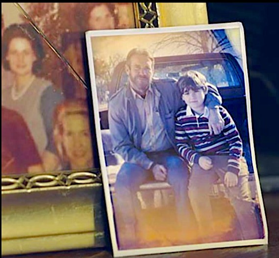 Facebook post film image: framed family photograph for I Can Only Imagine