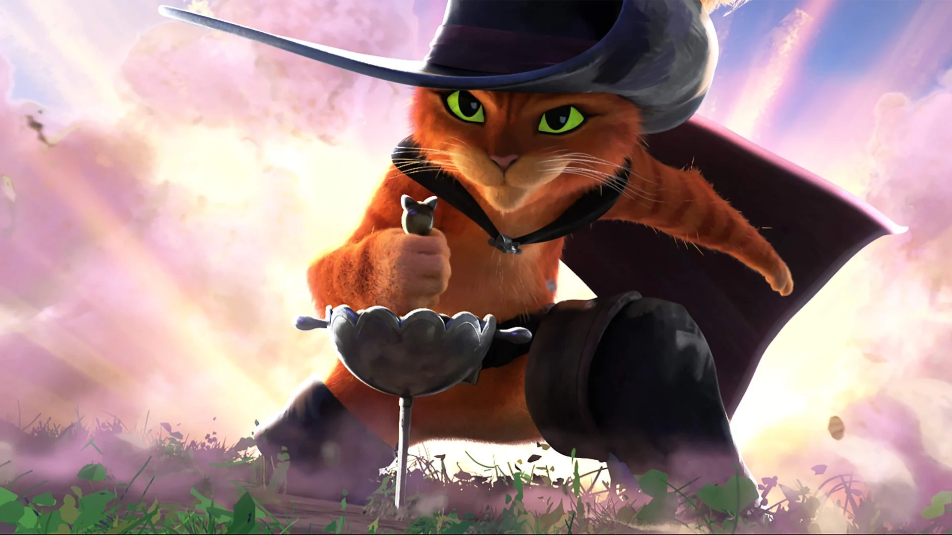 Official DreamWorks film-gallery still — Puss and Perrito for Puss in Boots: The Last Wish