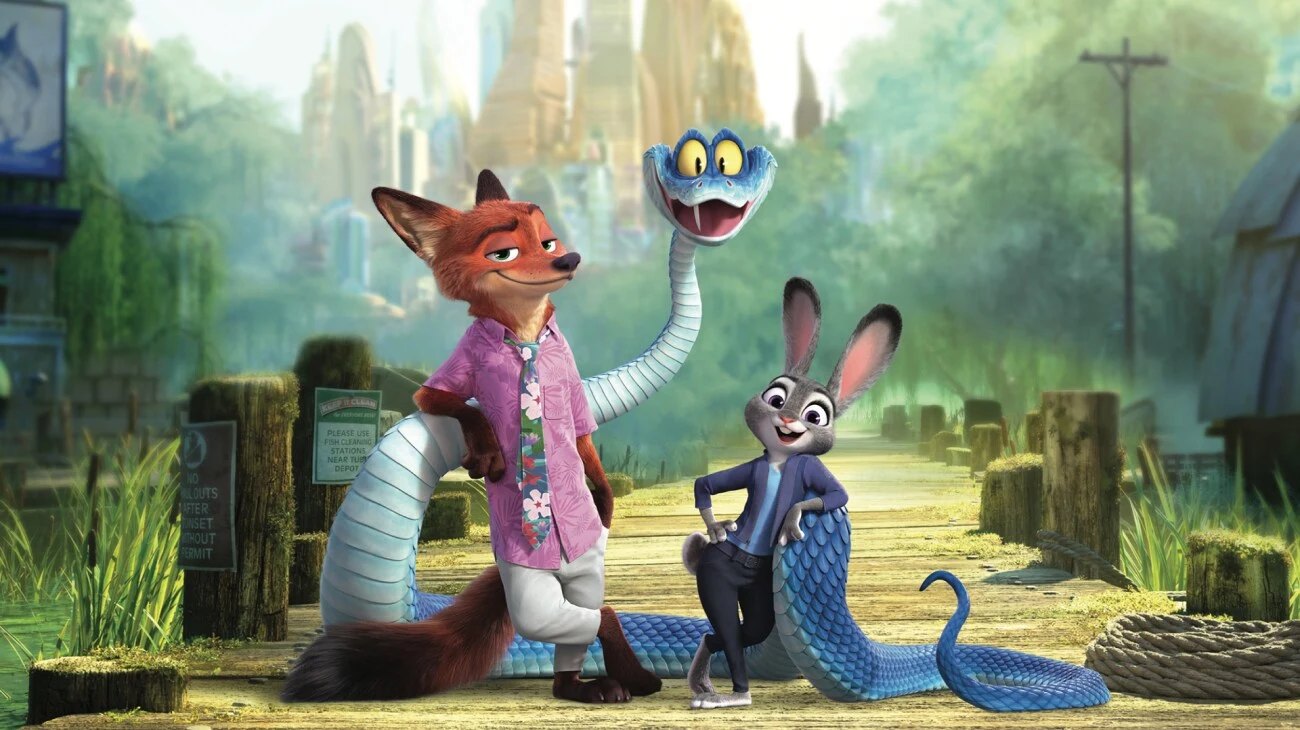 Official film still for Zootopia 2