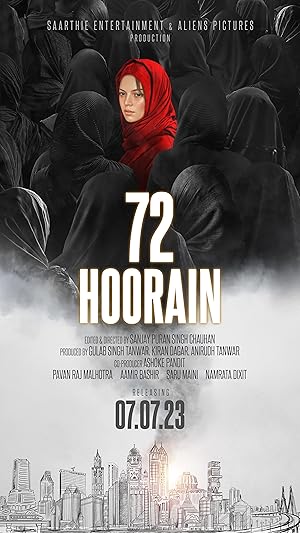 72 Hoorain Movie Download Free Dual Audio Hindi  2023 HDPrint 720p – 480p |  Card