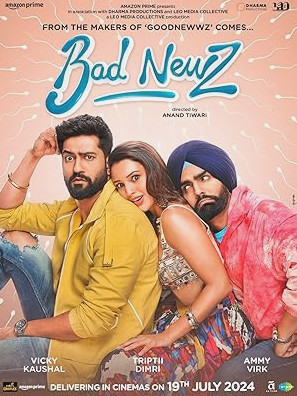 Bad Newz Movie Download Free Hindi  2024 HDPrint 1080p – 720p – 480p |  Card