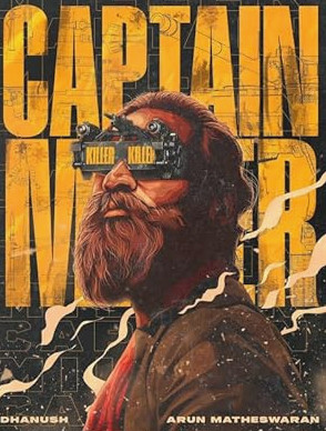 Captain Miller Movie Download Free Hindi  2024 HDPrint 720p – 480p |  Card
