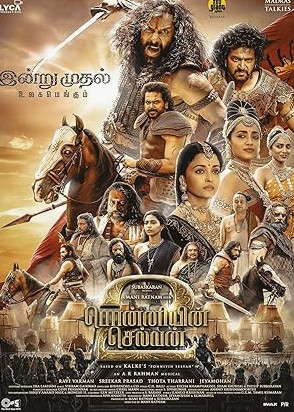 Ponniyin Selvan: Part Two Movie Download Free Dual Audio Hindi  2023 HDPrint 720p – 480p |  Card